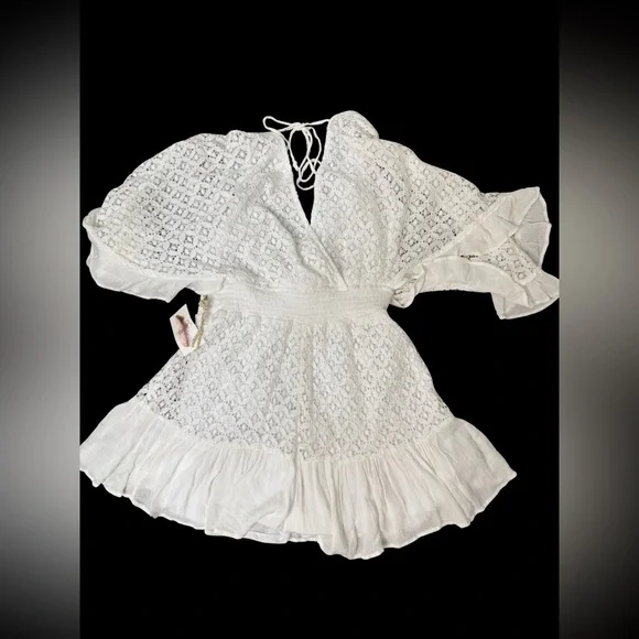 Jessica Simpson White Lace Romper - Picture 2 of 6